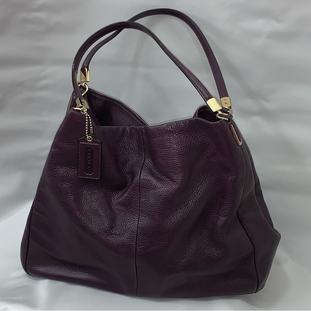 Purple Coach Purse